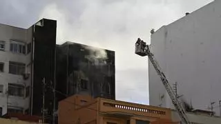Dos años de cárcel por causar un incendio en un patio de luces de Castelló