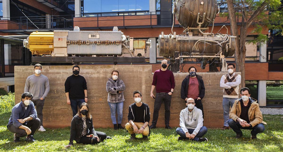 Investigadores de diversas ramas enel Parc Científic de la Universitat deValència. germán caballero