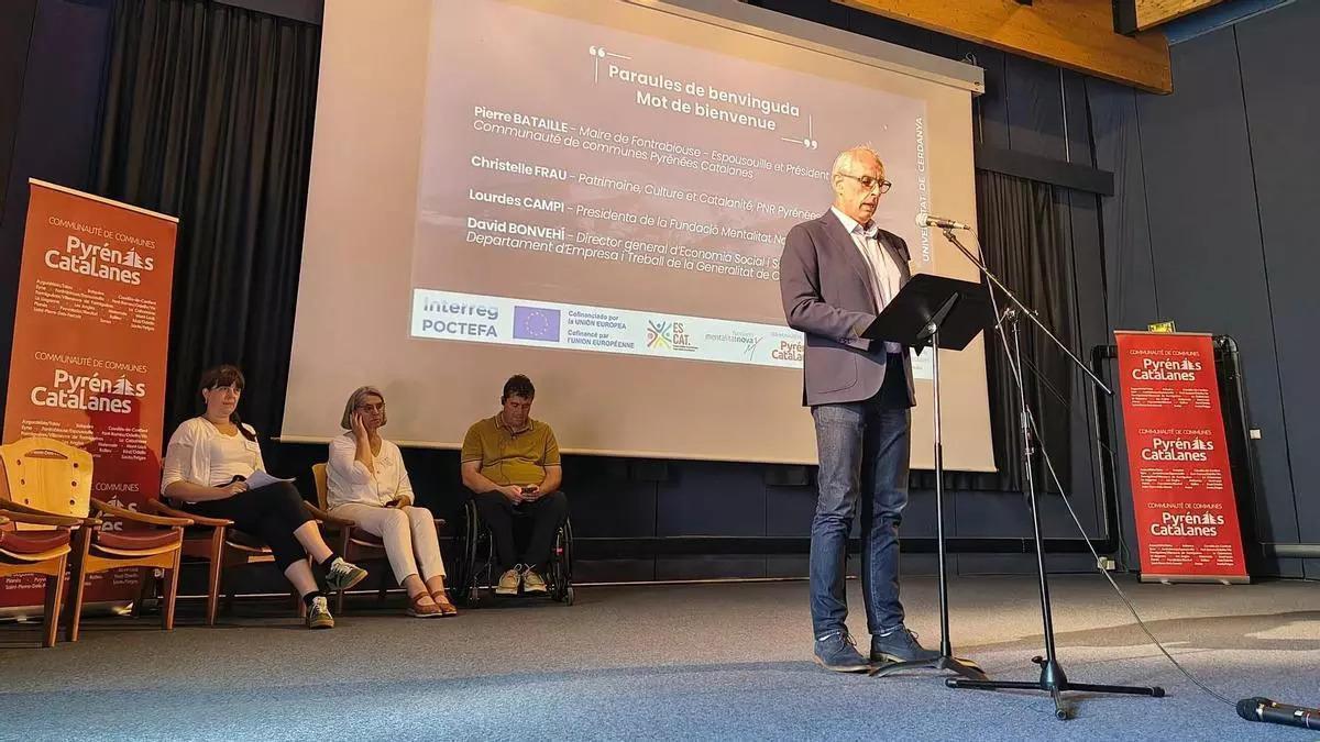 El acto de la Universidad de Cerdanya en Matamala.