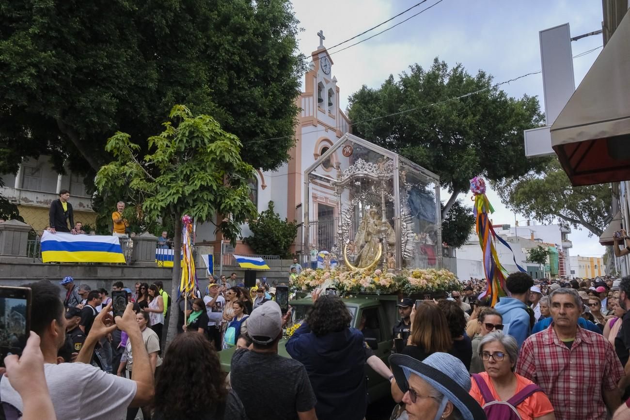 El regreso de la Virgen del Pino a Teror, en imágenes