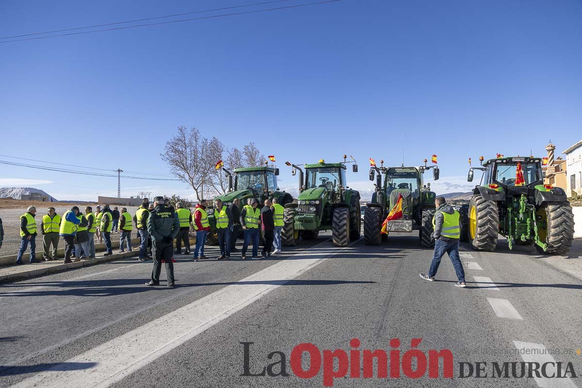 Manifestaciones de agricultores en Caravaca