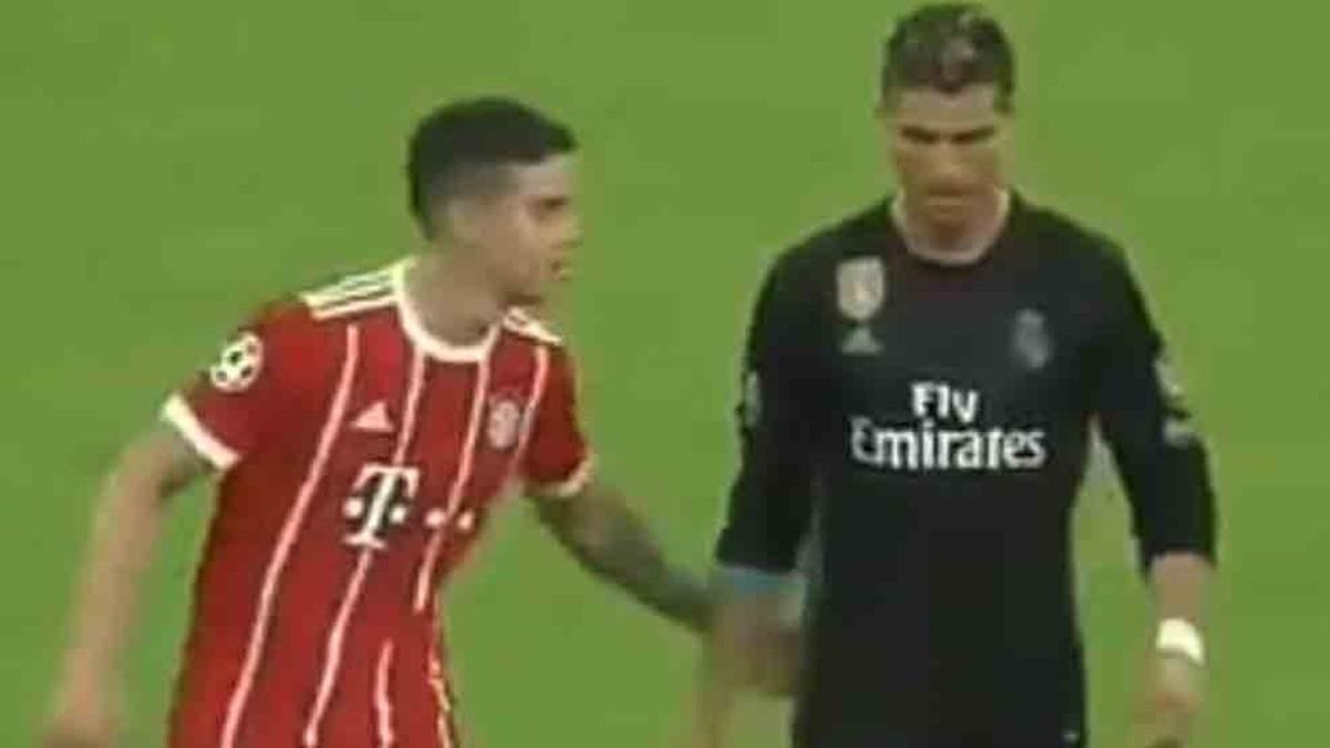 James Rodríguez y Cristiano Ronaldo hablaron después del partido