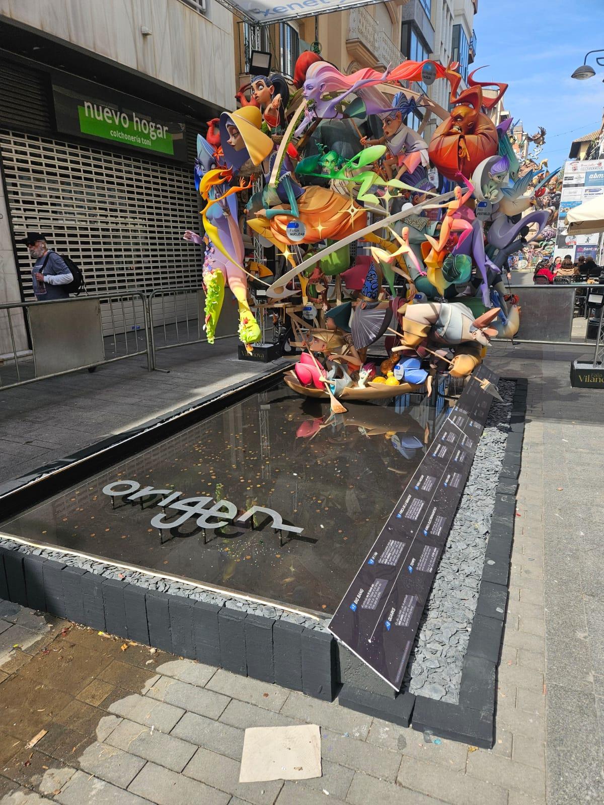 "Origen", la falla infantil de Vilanova.