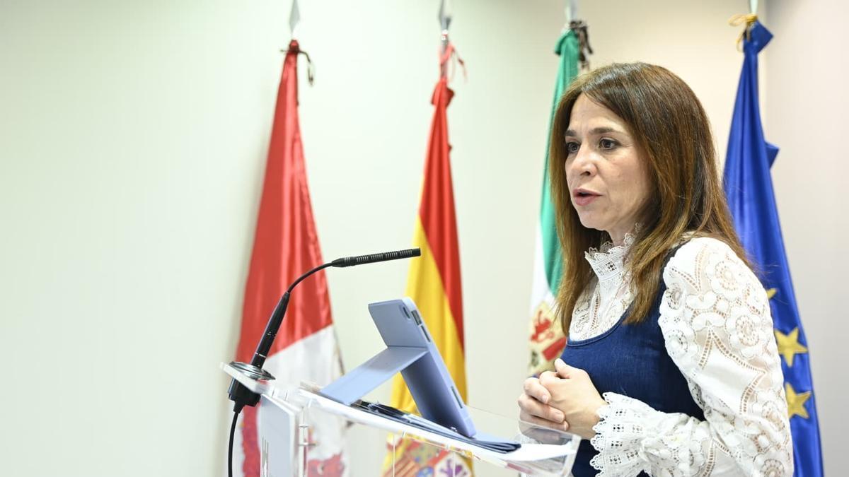 Belén Fernández, portavoz del PSOE de Cáceres.