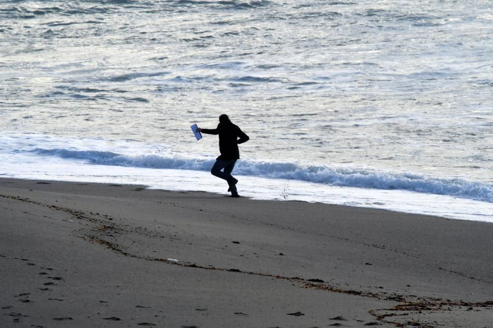 Fuerte oleaje en A Coruña