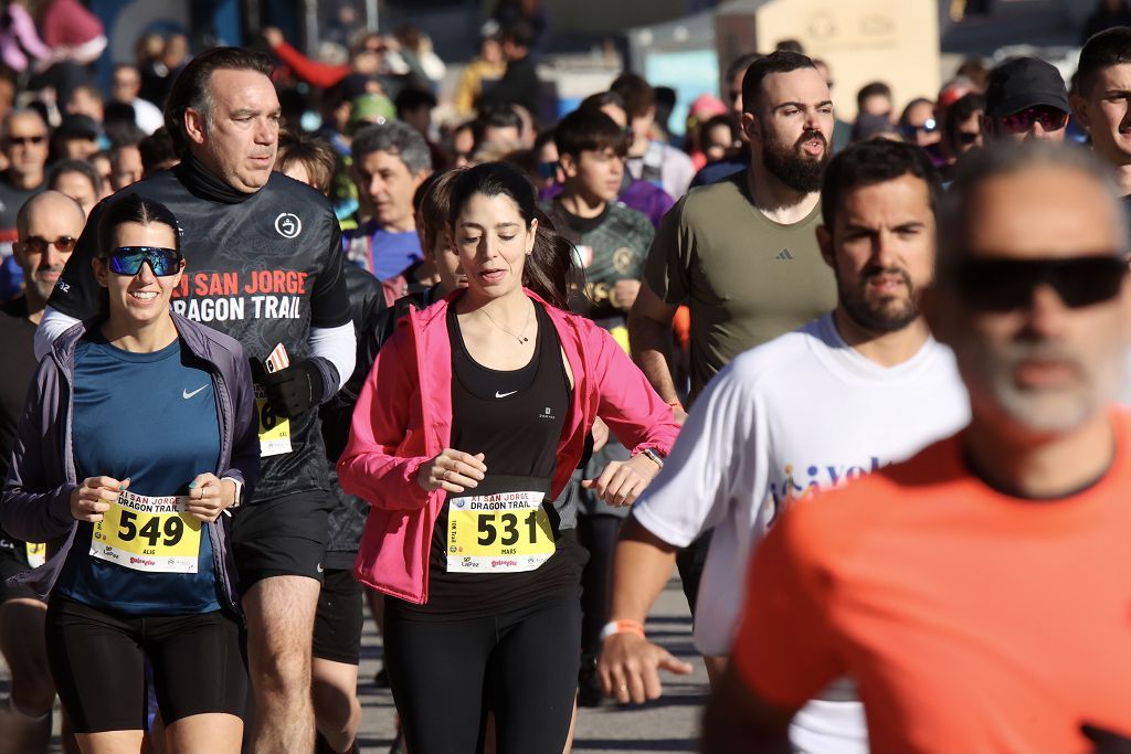 Las imágenes de la San Jorge Dragon Trail en La Alcayna