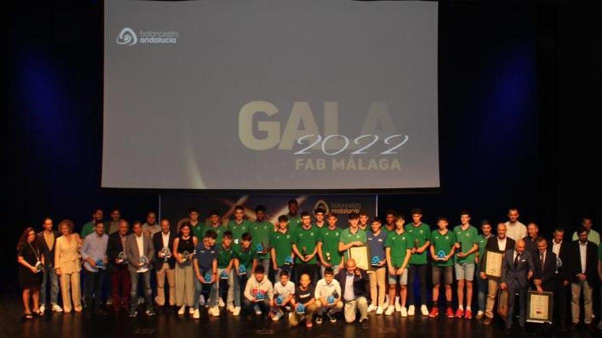 La Gala del Baloncesto Provincial Málaga cierra la temporada 2021/2022.