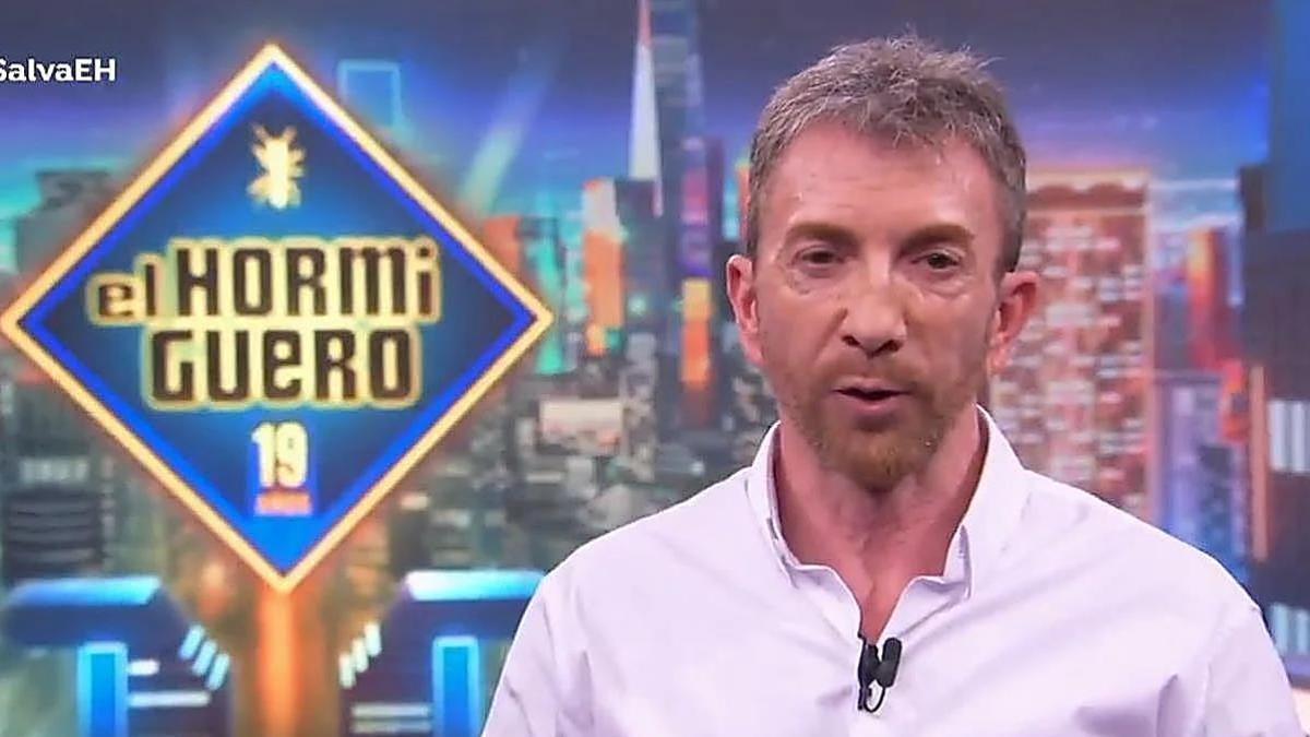 Pablo Motos durante el monólogo inicial en un programa de esta temporada.