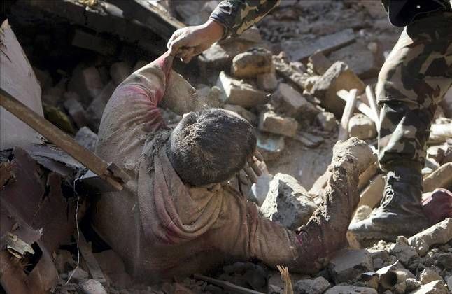 Fotogalería de la tragedia en Nepal