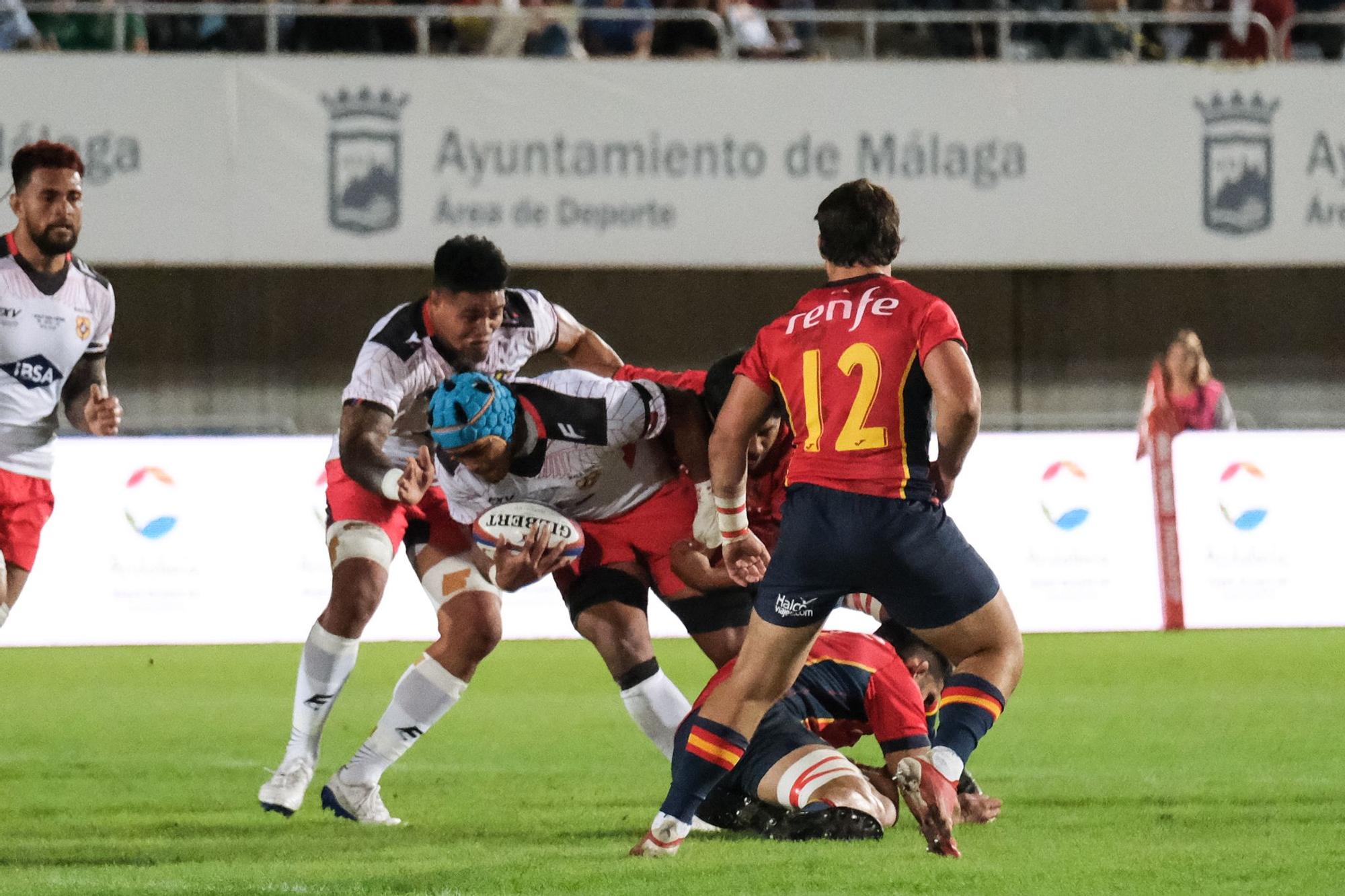 Málaga disfruta del España - Tonga de rugby