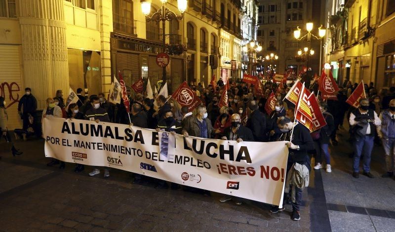 Manifestación de Alumalsa