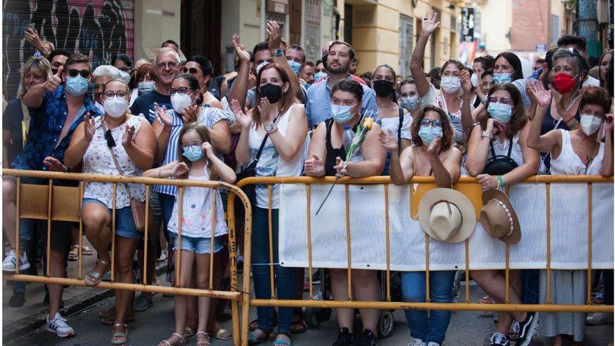 Fallas en Valencia, con mascarilla y sin aforos