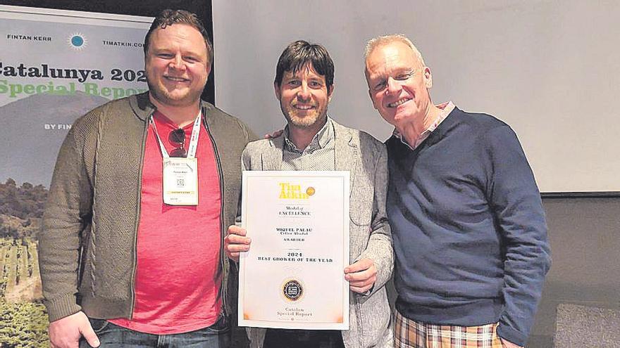 Miquel Palau rep el reconeixement a Millor Viticultor de l’any 2024