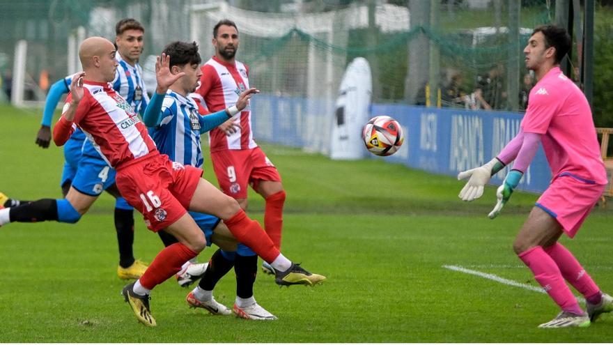 Zamora CF - Deportivo de la Coruña: Reparto de puntos en Abegondo