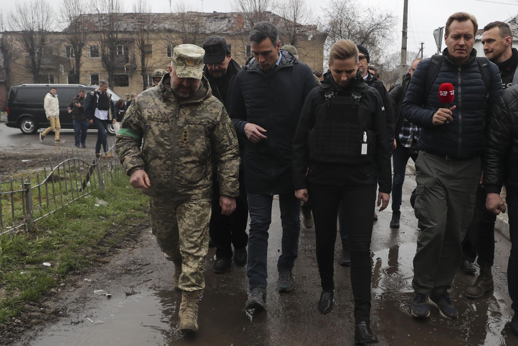 Pedro Sánchez visita Kiev