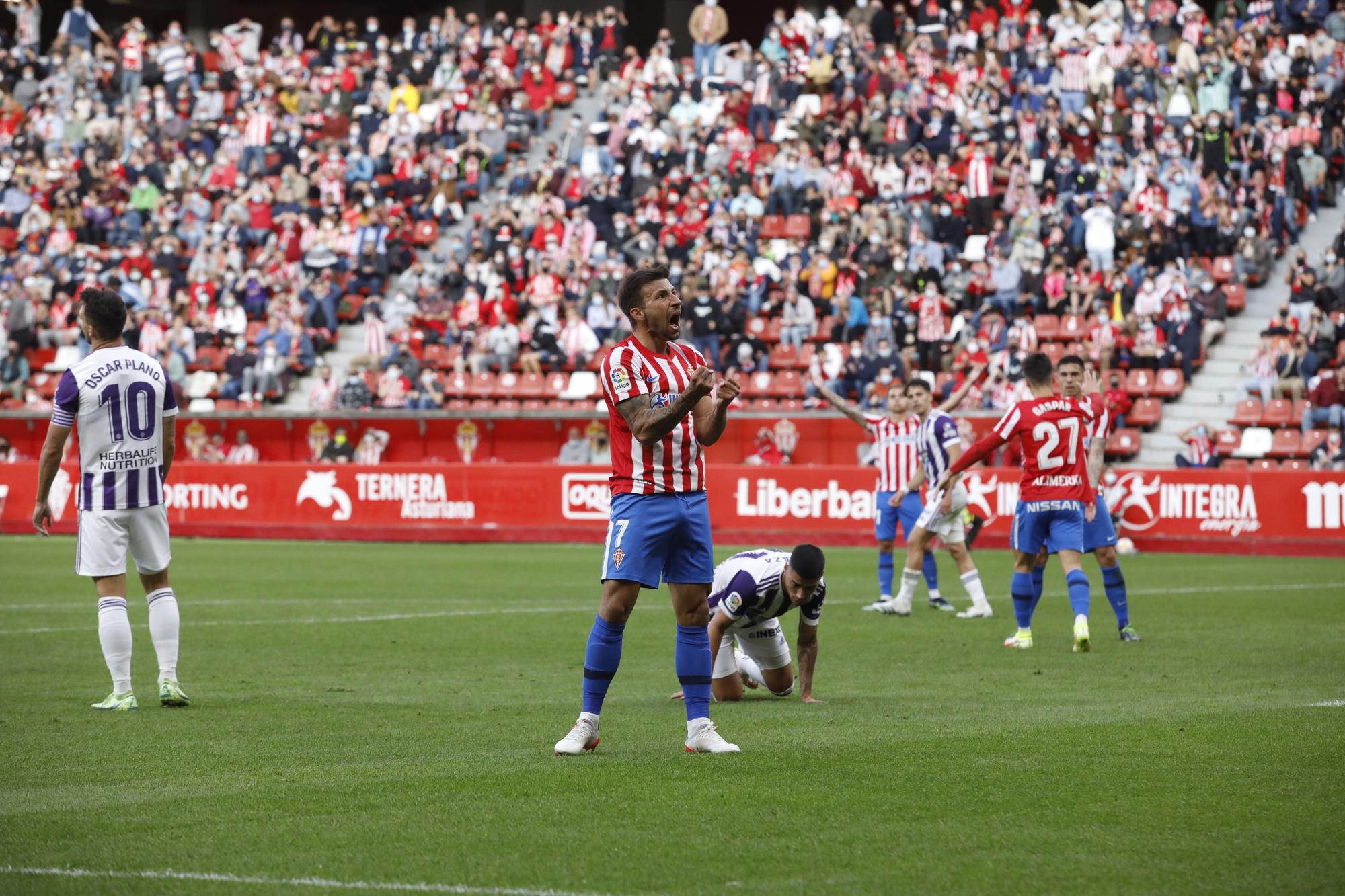 Sporting - Valladolid, en imágenes