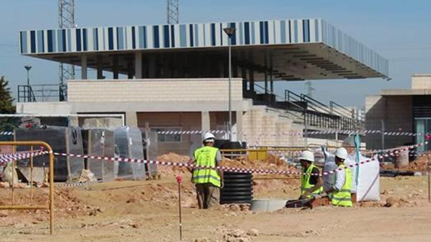 Comienzan las obras de ampliación del campo de fútbol municipal de Almussafes