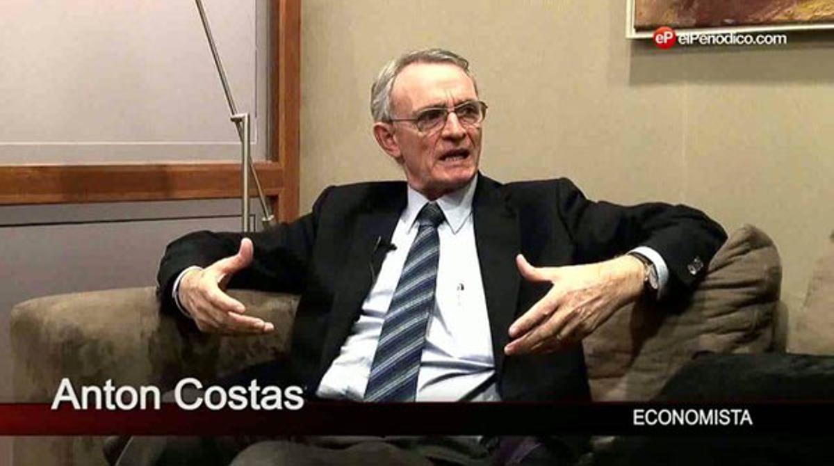 Antón Costas, nuevo presidente del Cercle d’Economia,en la entrevista con El Periódico.