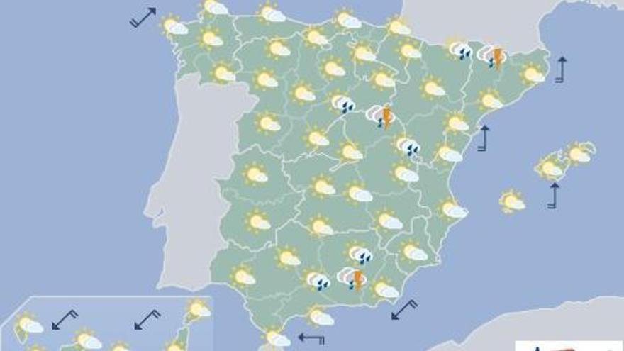 Nubes al norte y despejado en el resto de Canarias