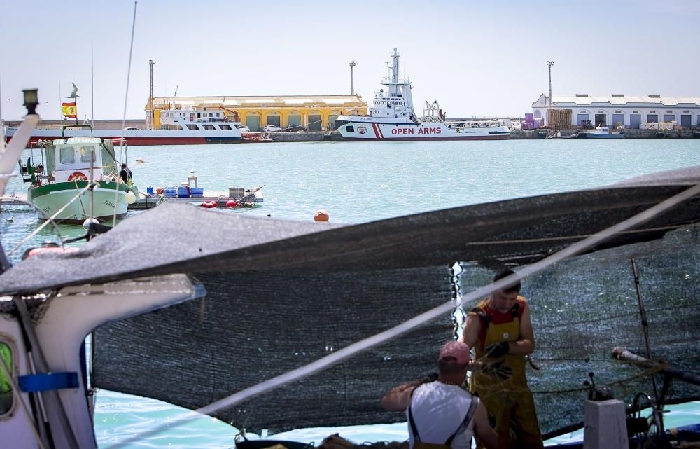 REPARACIÓN EN BORRIANA DEL BARCO OPEN ARMS