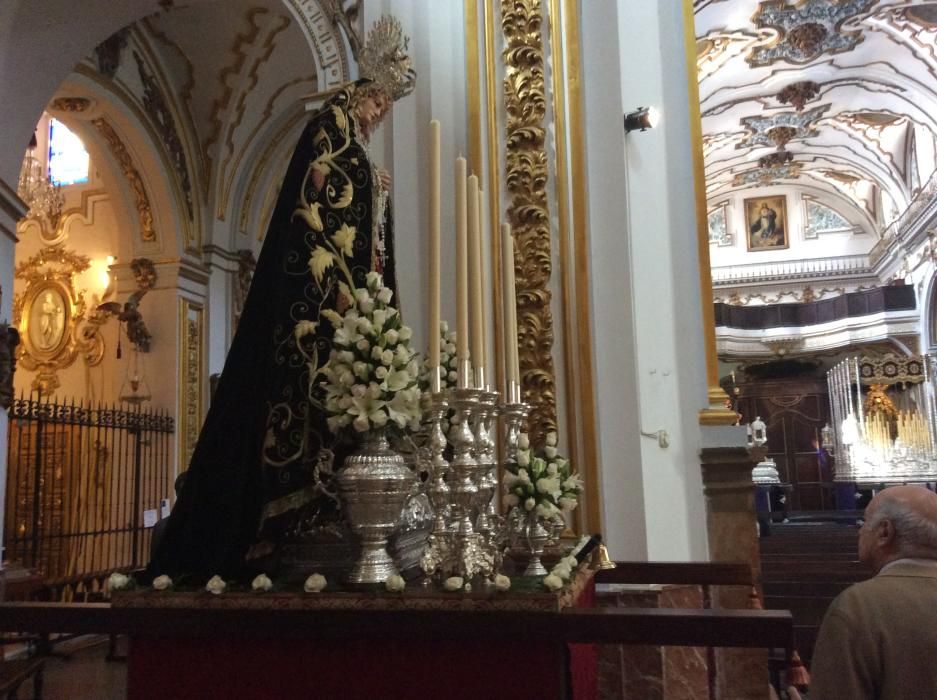 Virgen de los Dolores en los Mártires