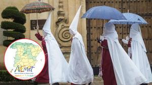 La AEMET apunta a que podría llover en determinadas zonas de España durante la Semana Santa 2025.