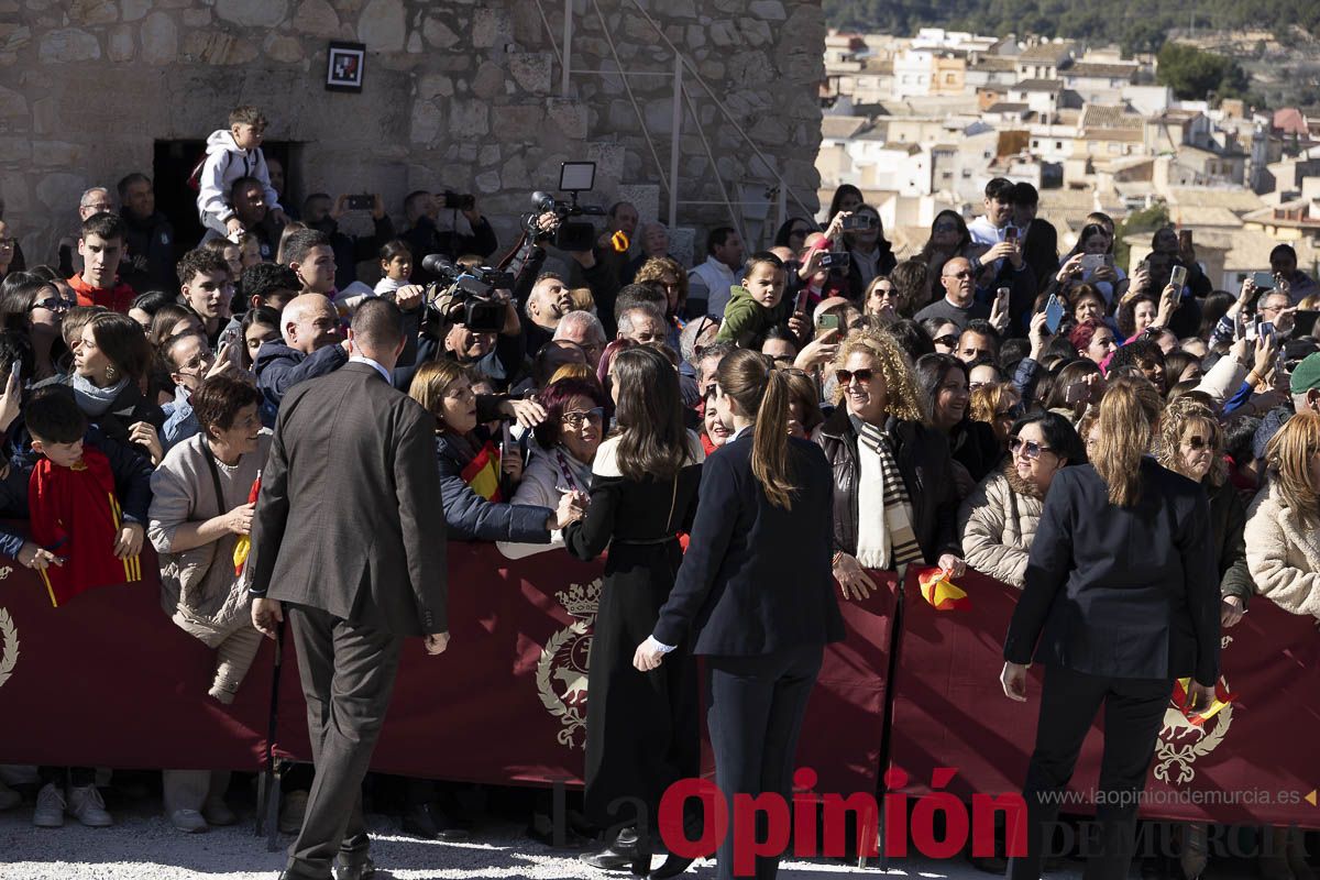 Visita de los reyes de España a Caravaca (explanada de la Basílica)