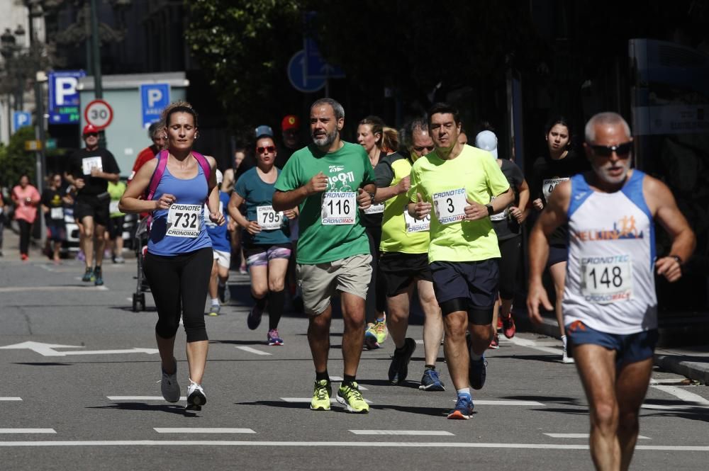 Cientos de personas participaron esta mañana en la primera edición de la Aloia 5.0