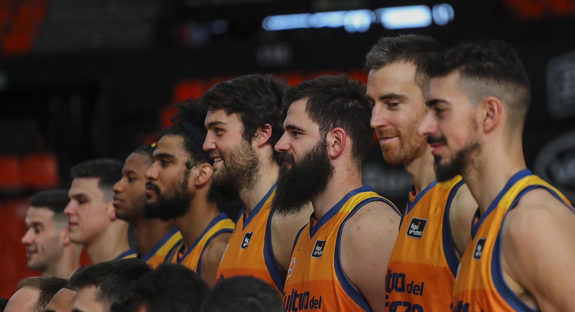 Making of de la foto oficial del Valencia Basket