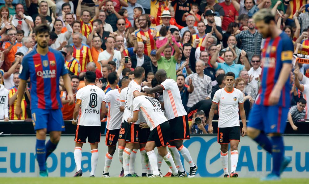 Las mejores imágenes del Valencia -Barcelona