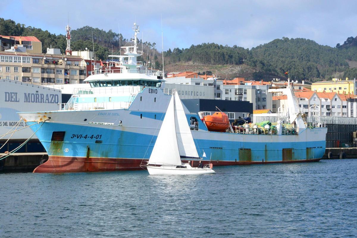 El bote cubierto de salvamento en el «Eirado do Costal»
