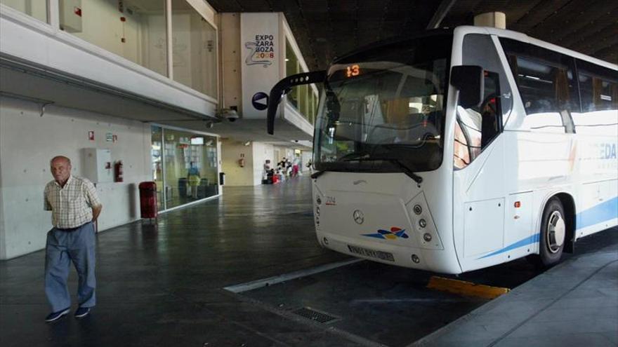 Suprimido un autobús entre Zaragoza y Fraga