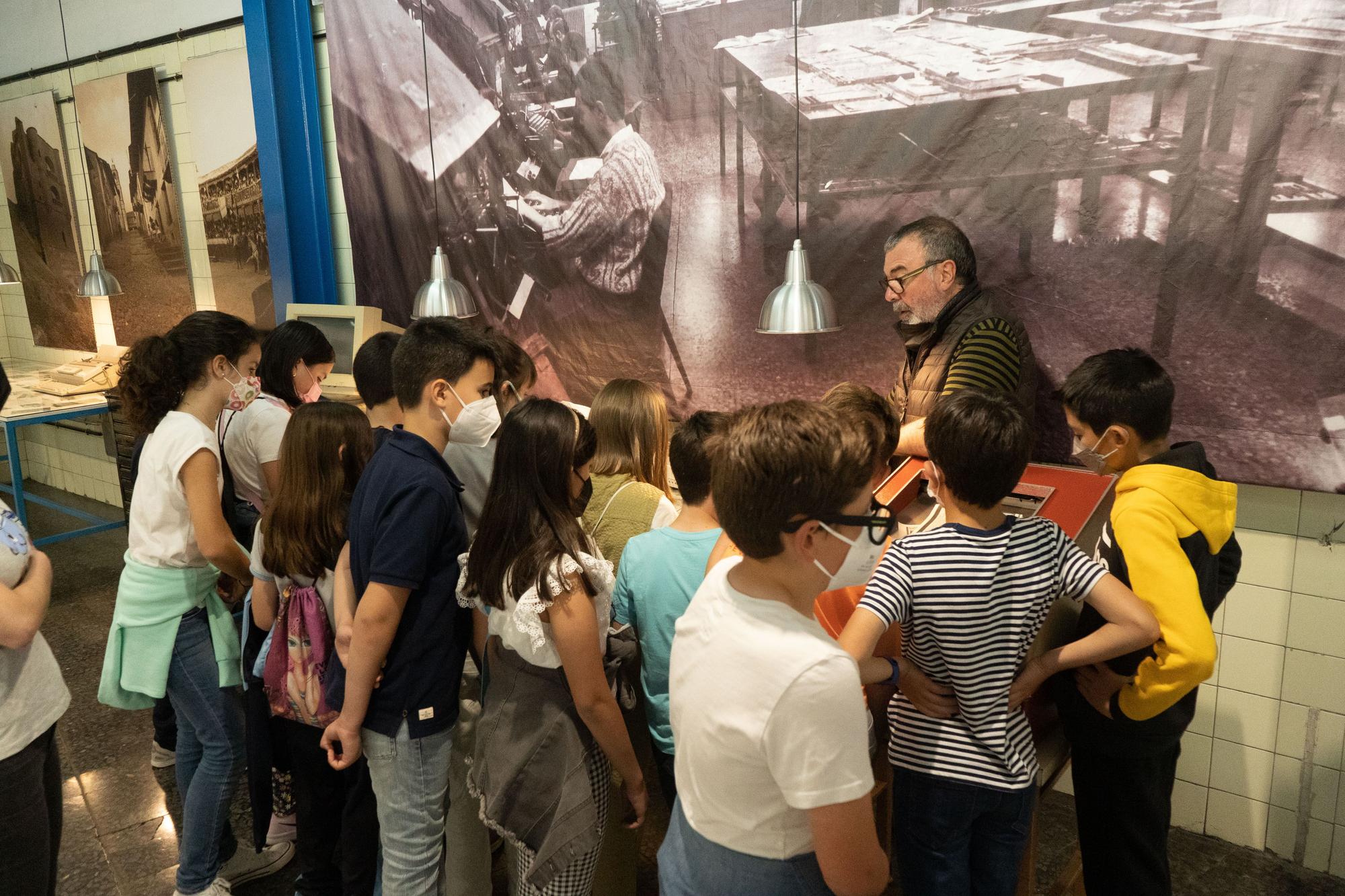 Visita de alumnos de 4º de Primaria del colegio Sagrado Corazón de Jesús a LA OPINIÓN-EL CORREO DE ZAMORA