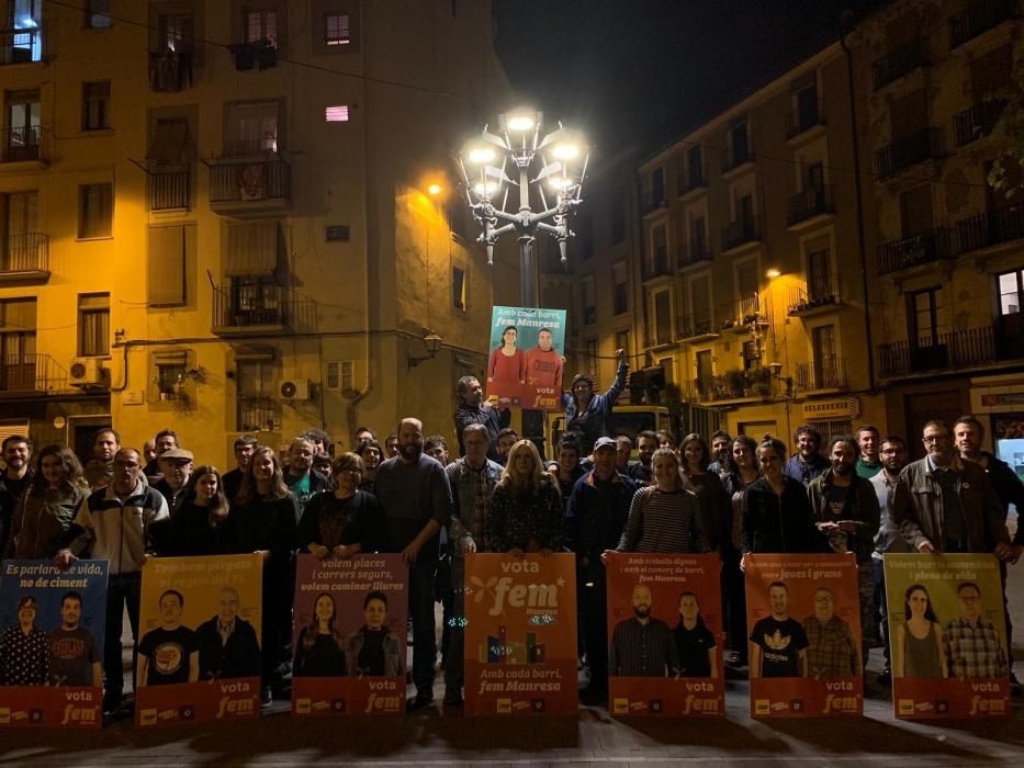 Arrenca la campanya electoral del 26-M a Manresa