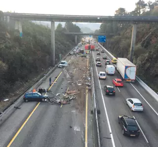 La siniestralidad en la A-55, sin freno pese a su reforma millonaria, radares y tramos a 60 km/h