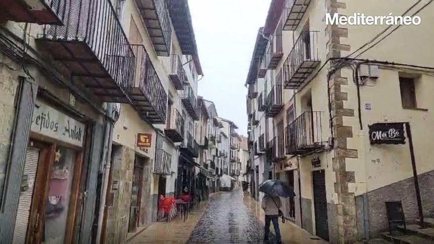 Vídeo: Aguanieve en Morella