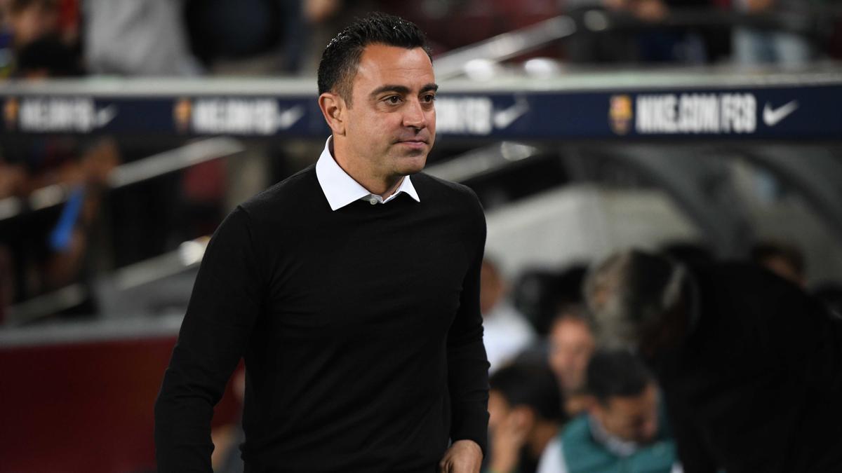 El entrenador del FC Barcelona, Xavi Hernández.