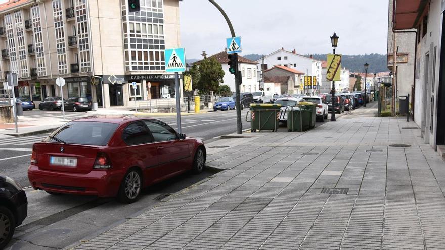 A avenida da Maía de Bertamiráns gañará espazo peonil e novo mobiliario urbano