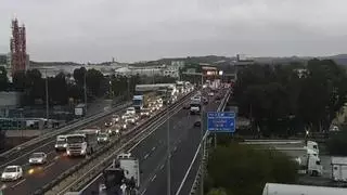 Un accidente en la A-30 en Murcia deja hasta 5 kilómetros de retención