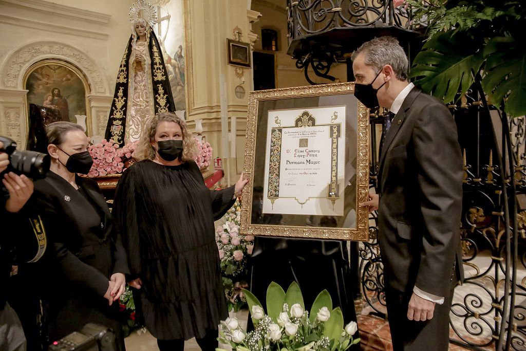 Semana Santa de Lorca 2022: Virgen de la Soledad del Paso Negro, iglesia y procesión