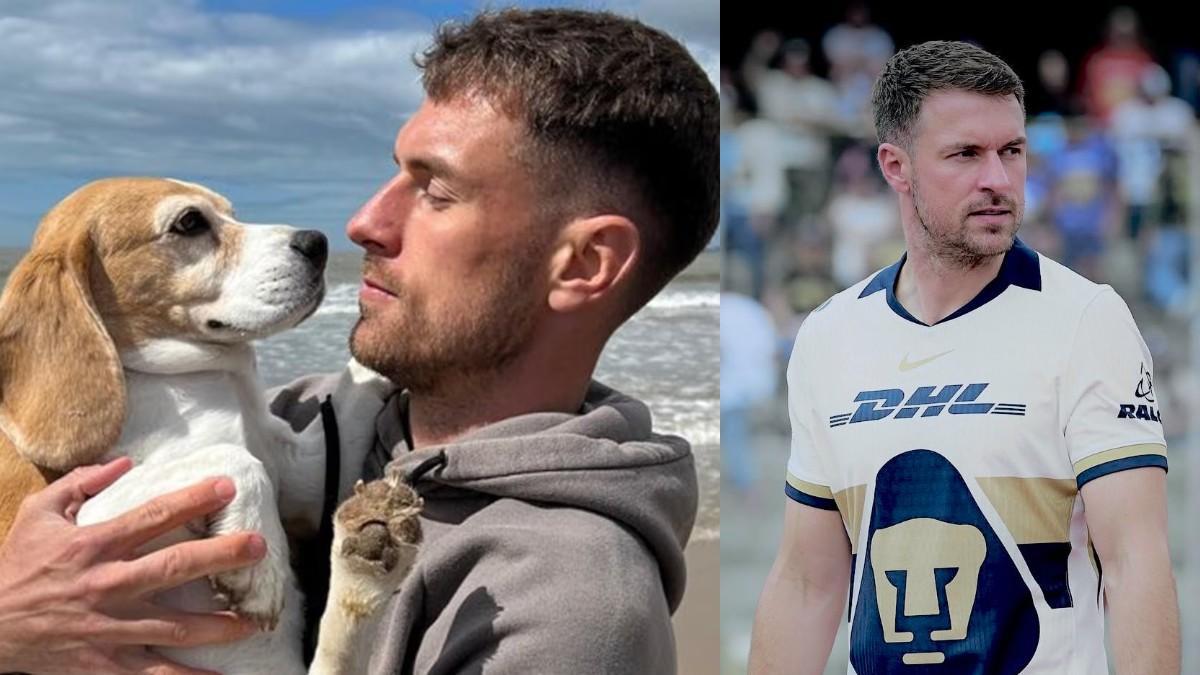 Ramsey, con su mascota Halo