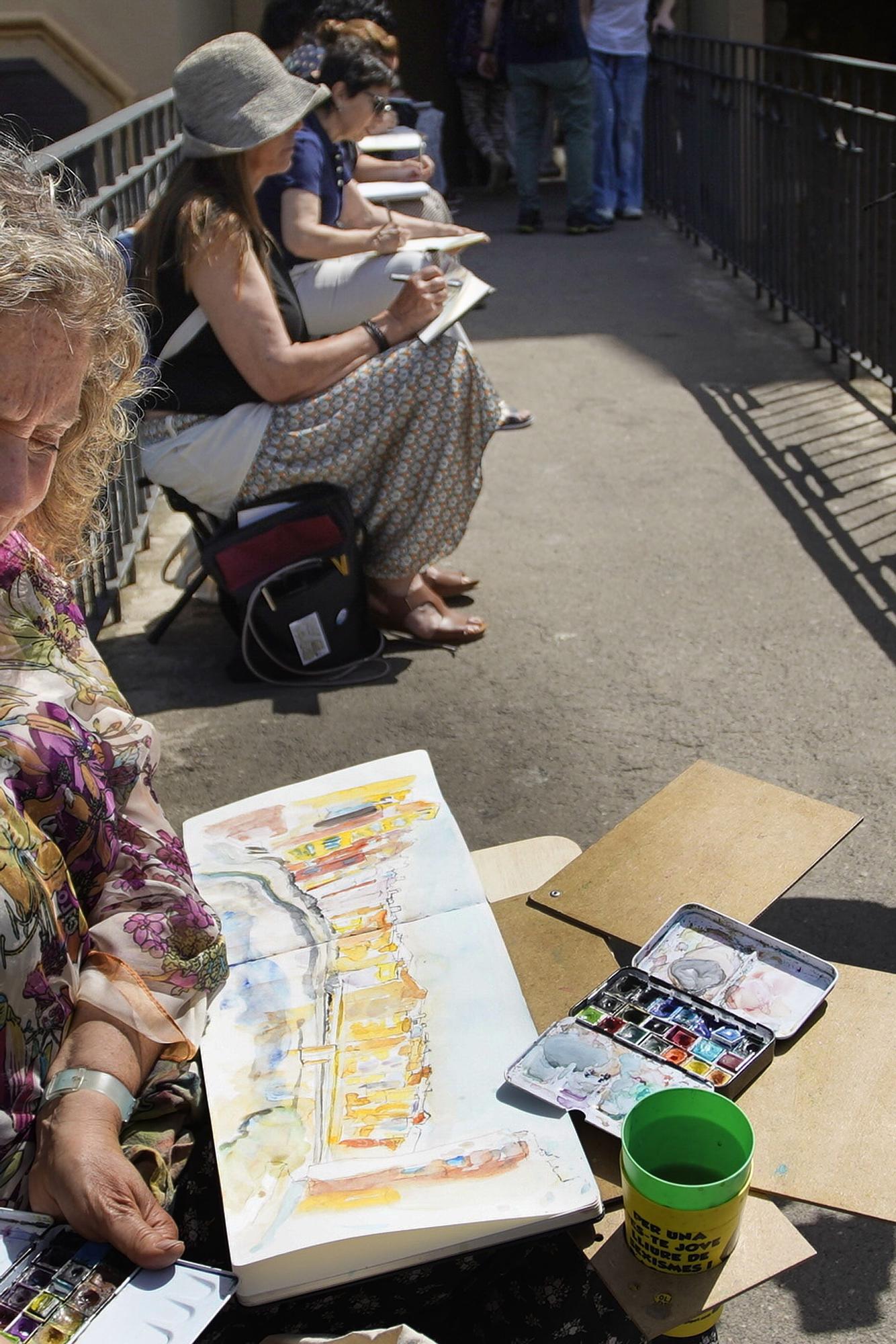 Trobada d’Urban Sketchers a la ciutat de Girona