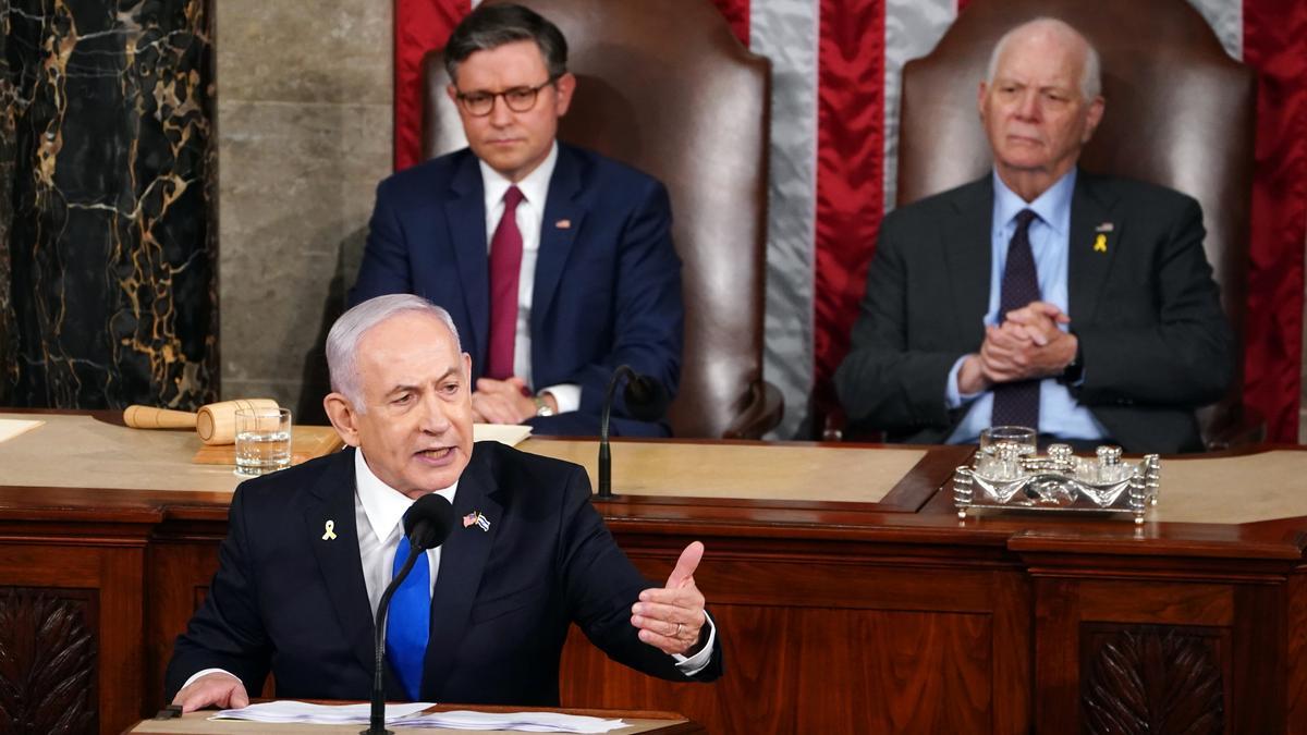 Netanyahu, ante el Congreso estadounidense: &quot;EEUU e Israel deben estar unidos&quot; para ganar.