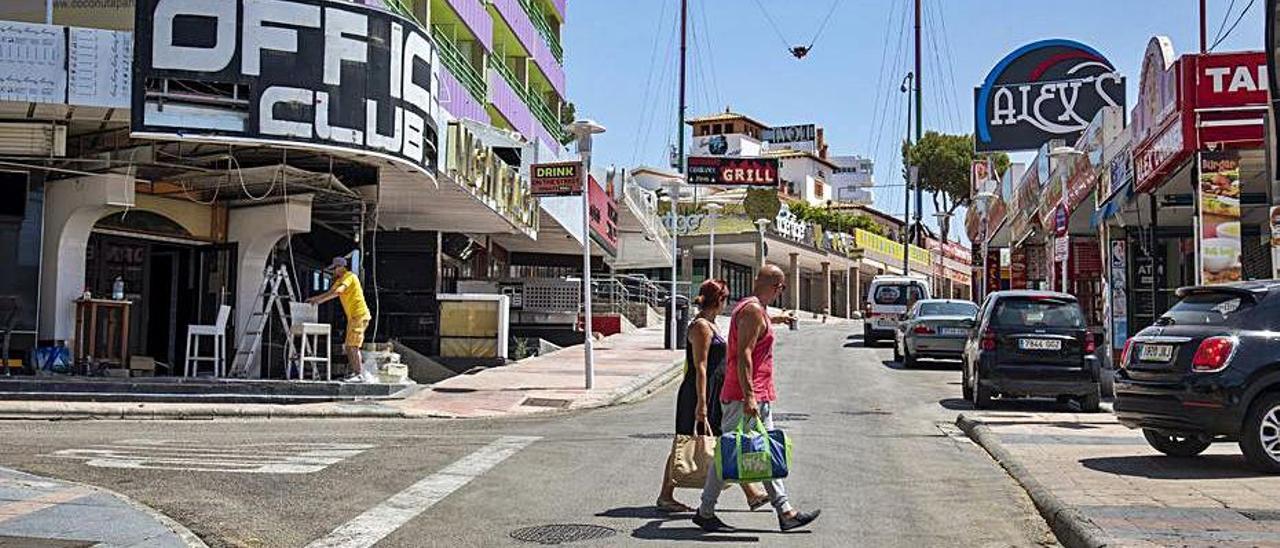 Magaluf, casi vacío el verano pasado.