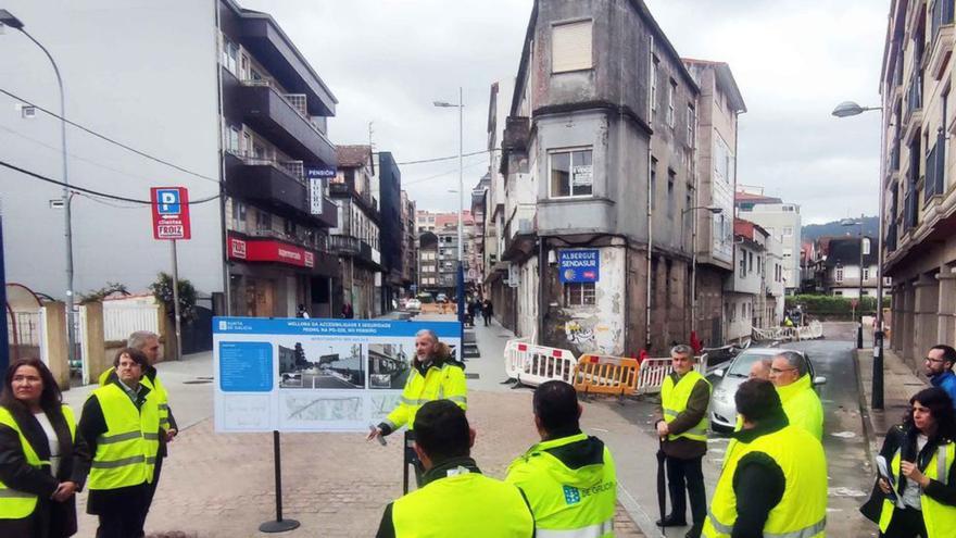 Porriño estrenará este mes el lavado de cara de las calles Progreso y Buenos Aires