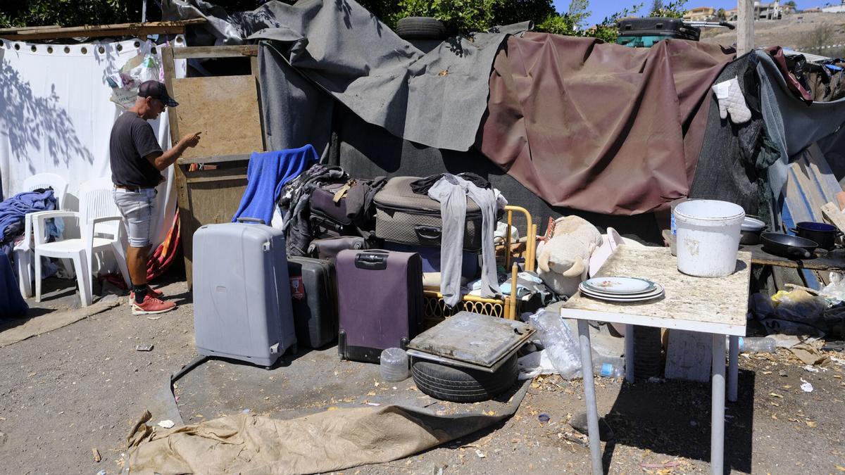 Personas sin hogar en San Bartolomé de Tirajana