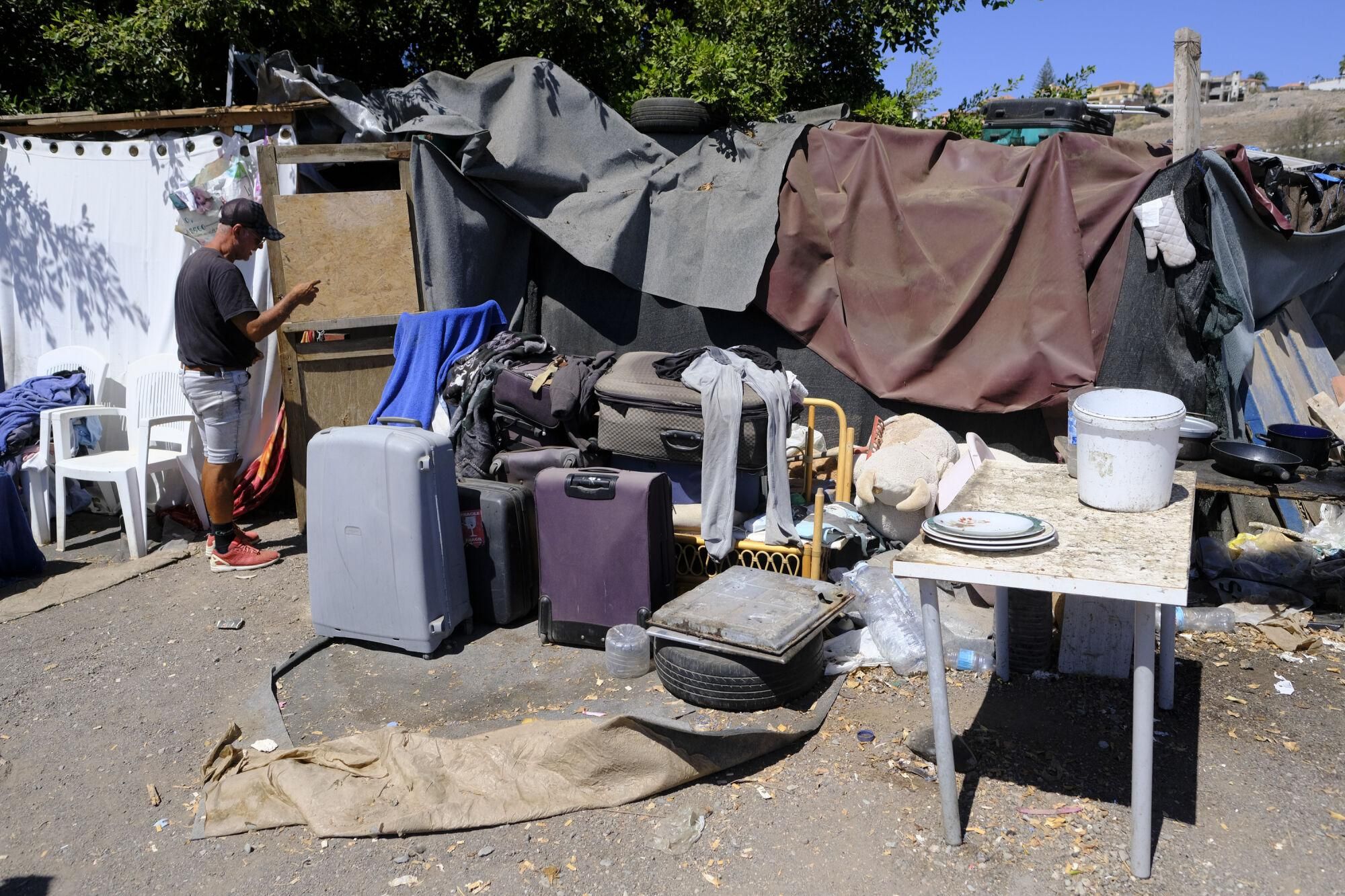 Personas sin hogar en San Bartolomé de Tirajana