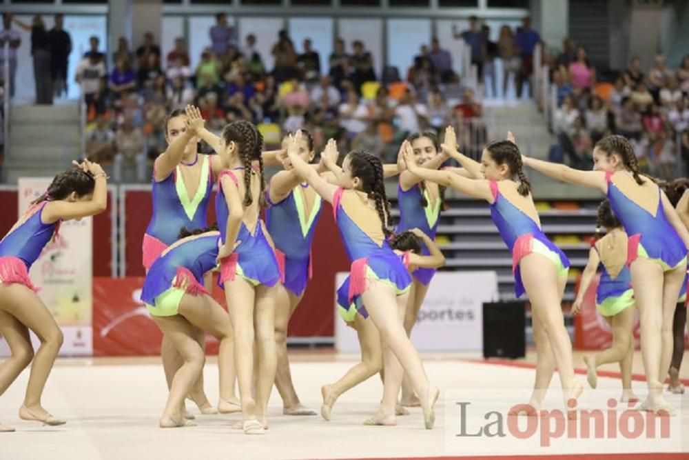 Clausura de las escuelas de Cartagena de gimnasia rítmica y estética de grupo