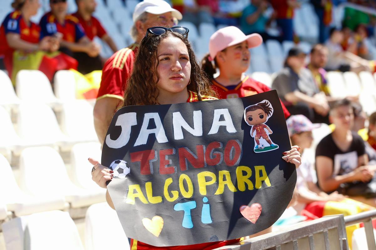 La afición de Córdoba, con la selección española