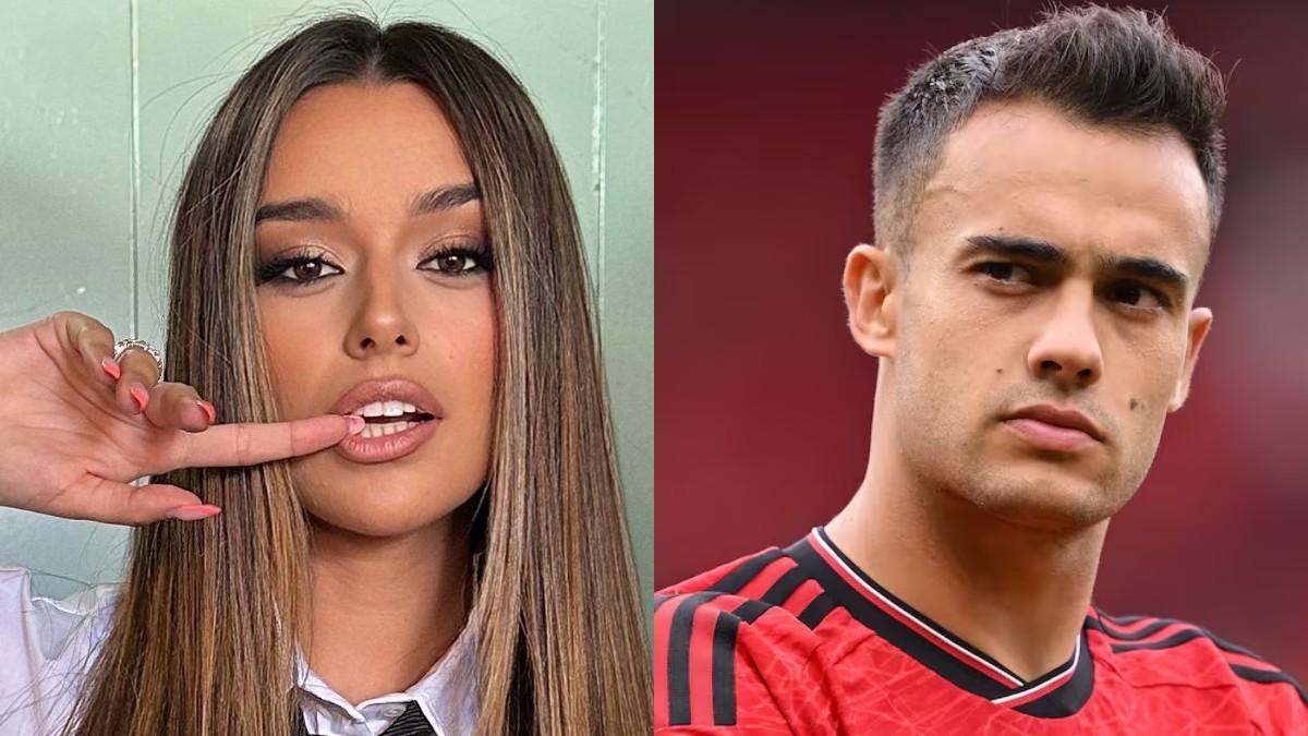 Marta Díaz y Sergio Reguilón